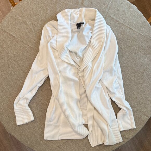 3X INC White Cardigan - Picture 1 of 3
